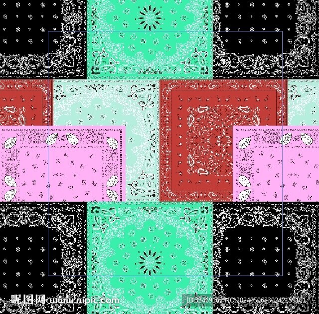 腰果拼接