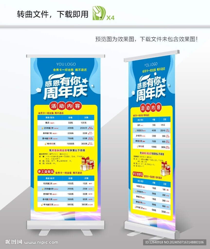 鯊魚樂園周年慶展架