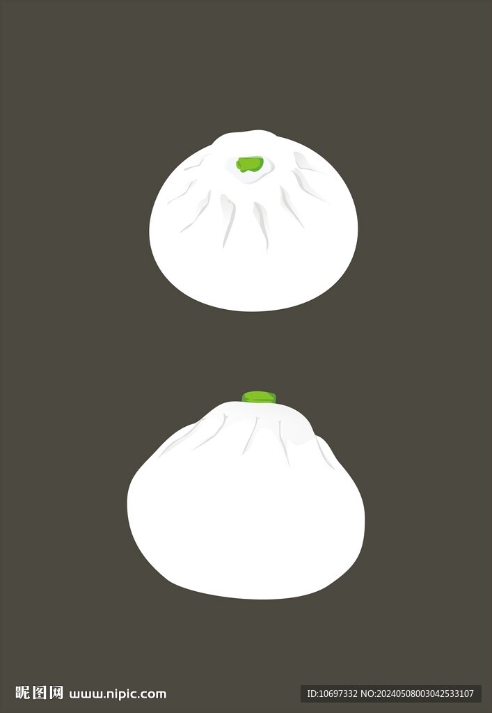 卡通矢量包子