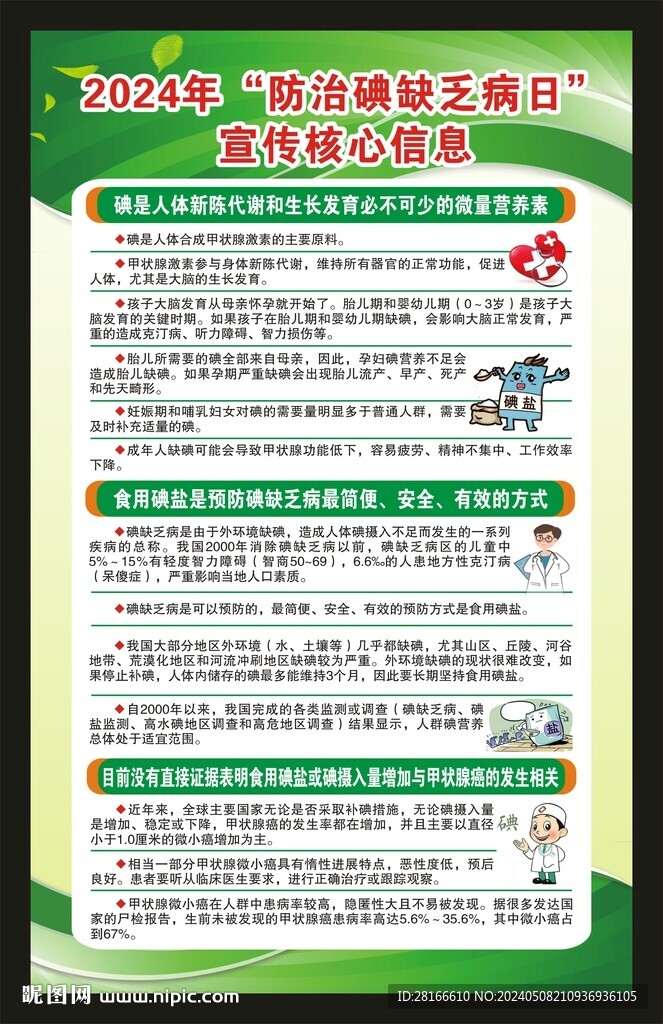 碘缺乏病防治知識海報