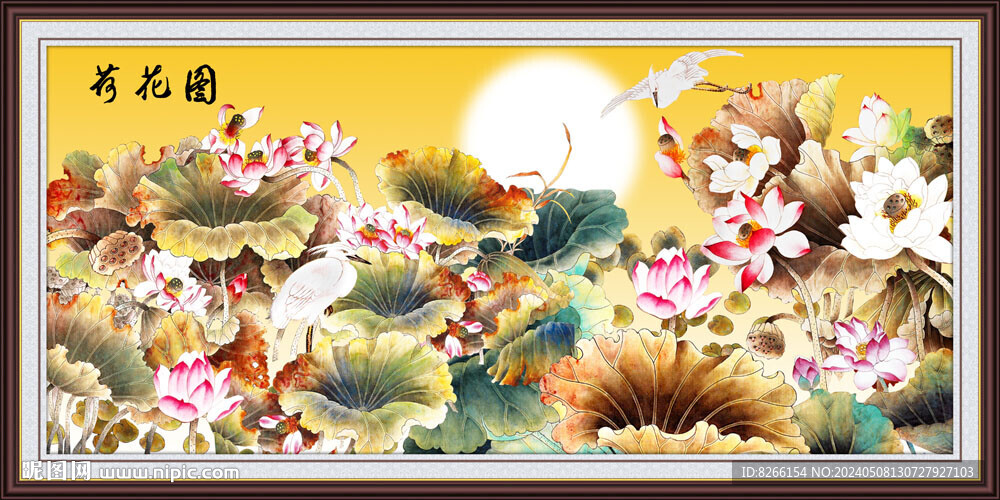 荷花圖