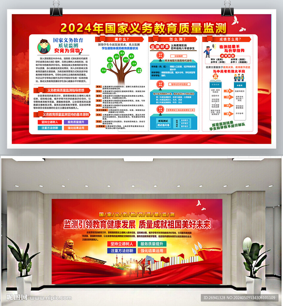 國家義務教育質量監測宣傳欄
