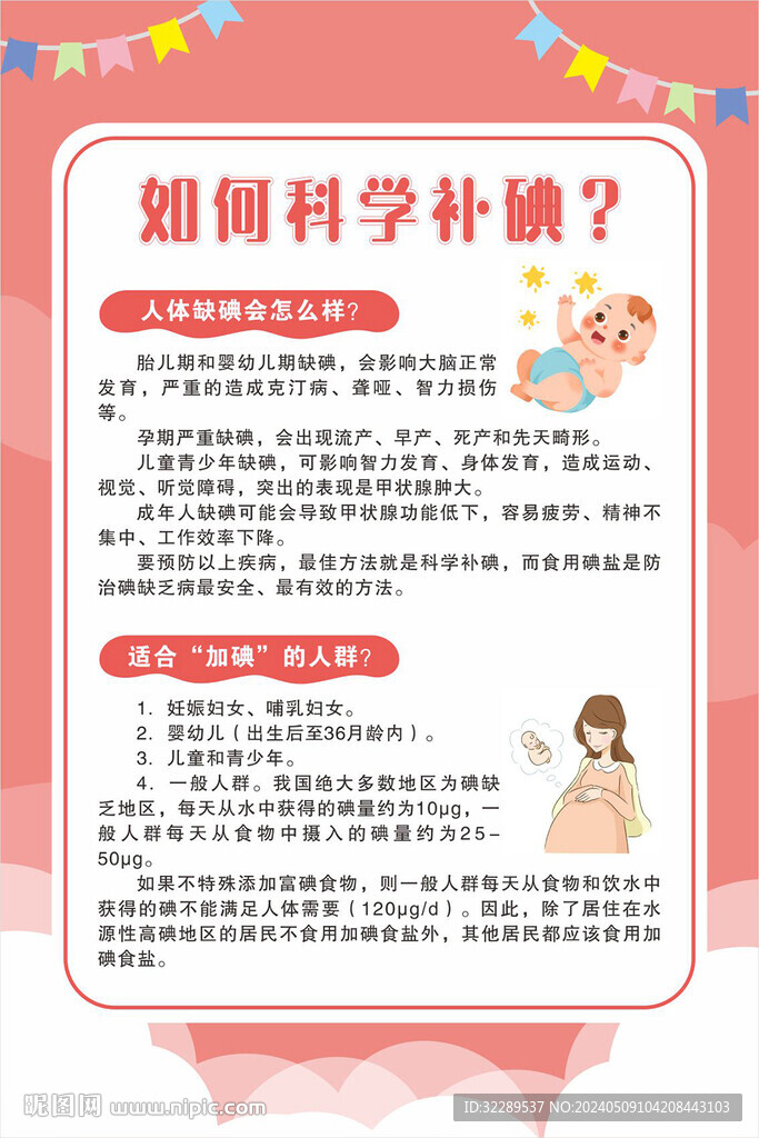 科學(xué)補(bǔ)碘 2024年防治碘缺乏