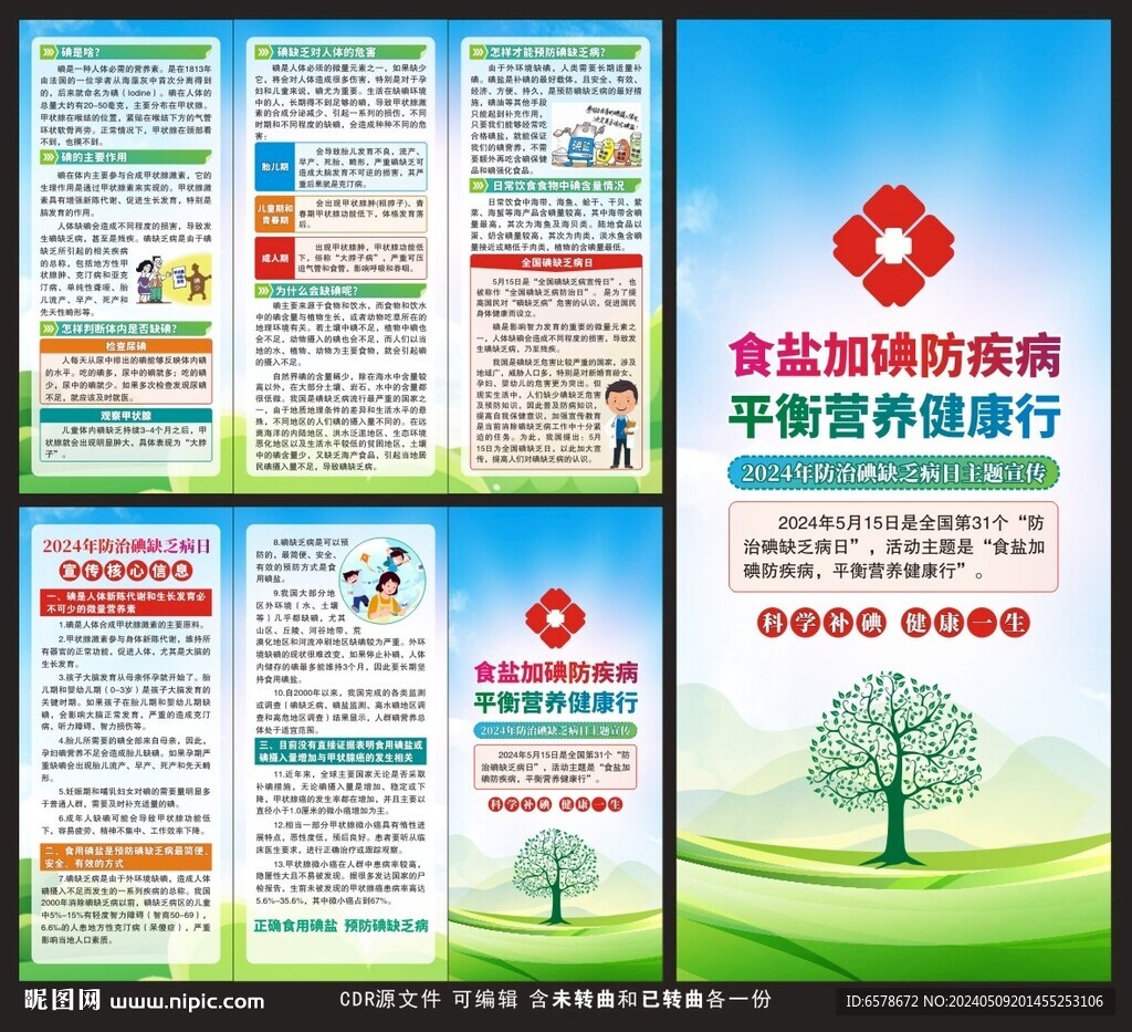 2024防治碘缺乏病日三折頁