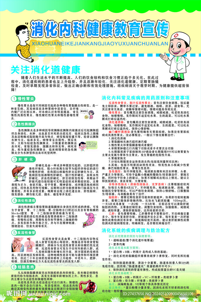 消化內科健康教育宣傳圖片