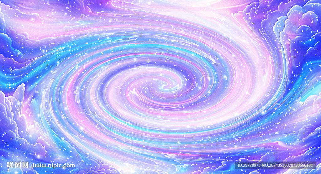 夢幻唯美星空旋渦軟膜