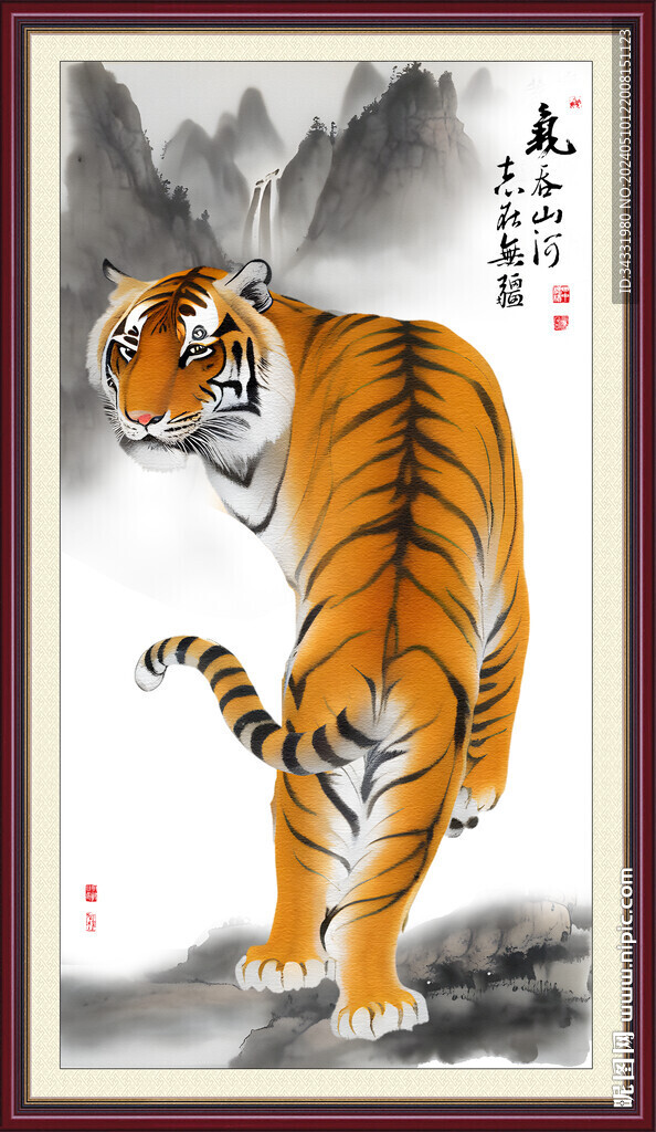 國畫老虎