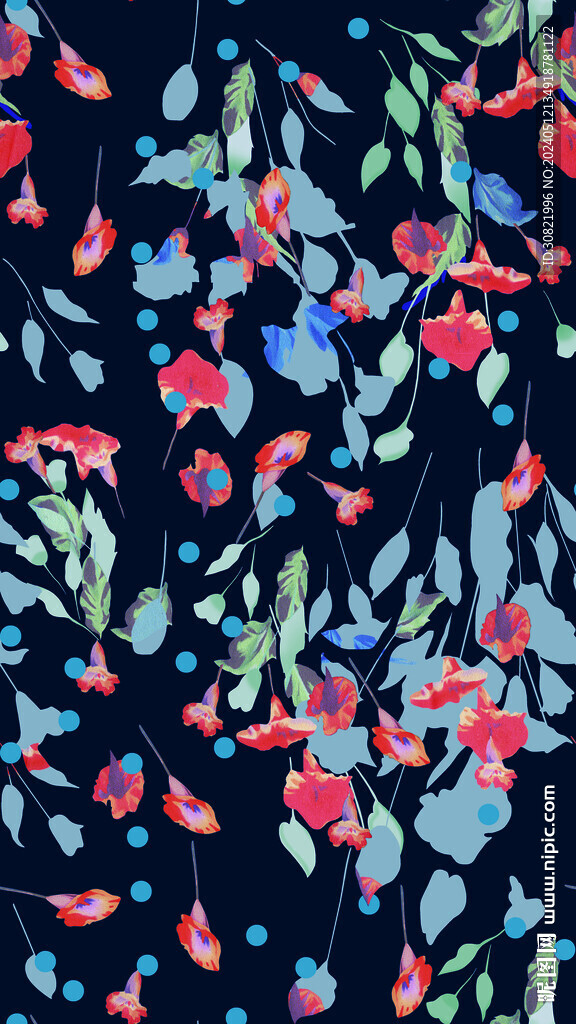 圓點(diǎn)碎花