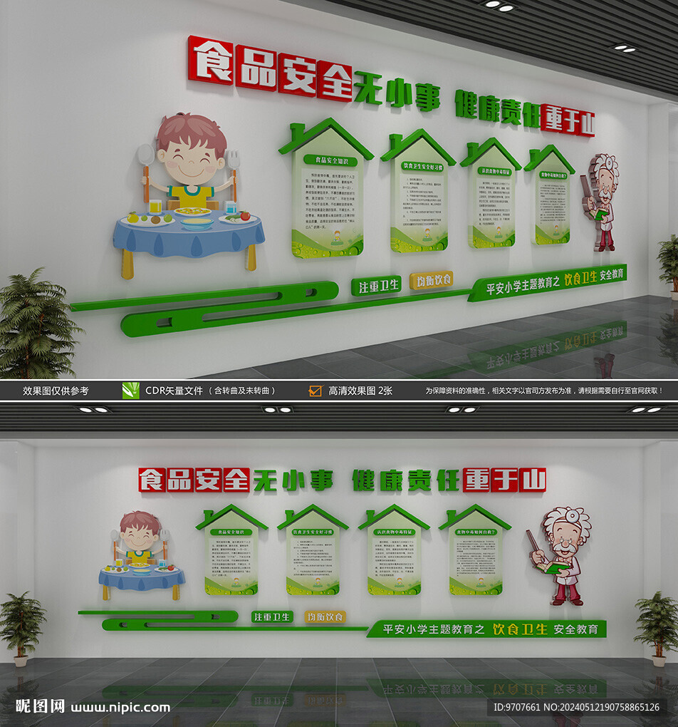 學校食品衛生安全文化墻
