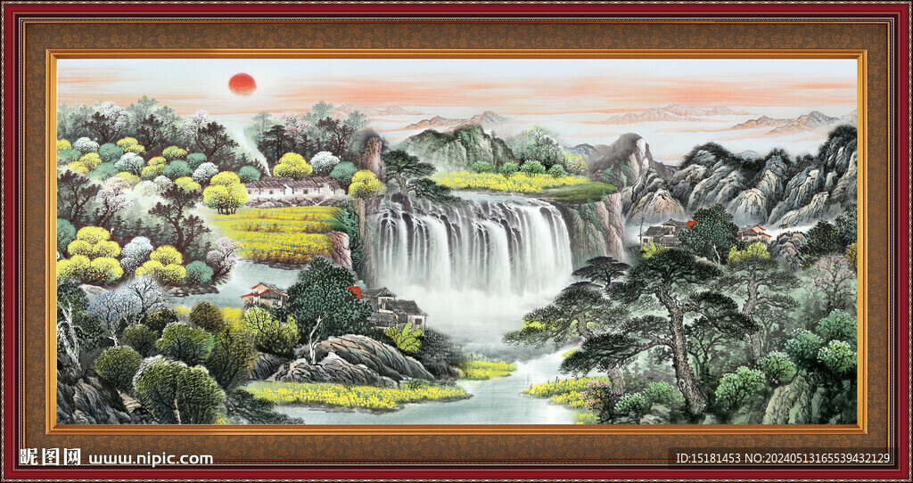 巨幅山水