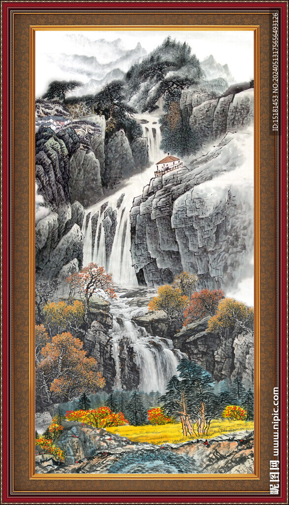國畫山水風(fēng)景