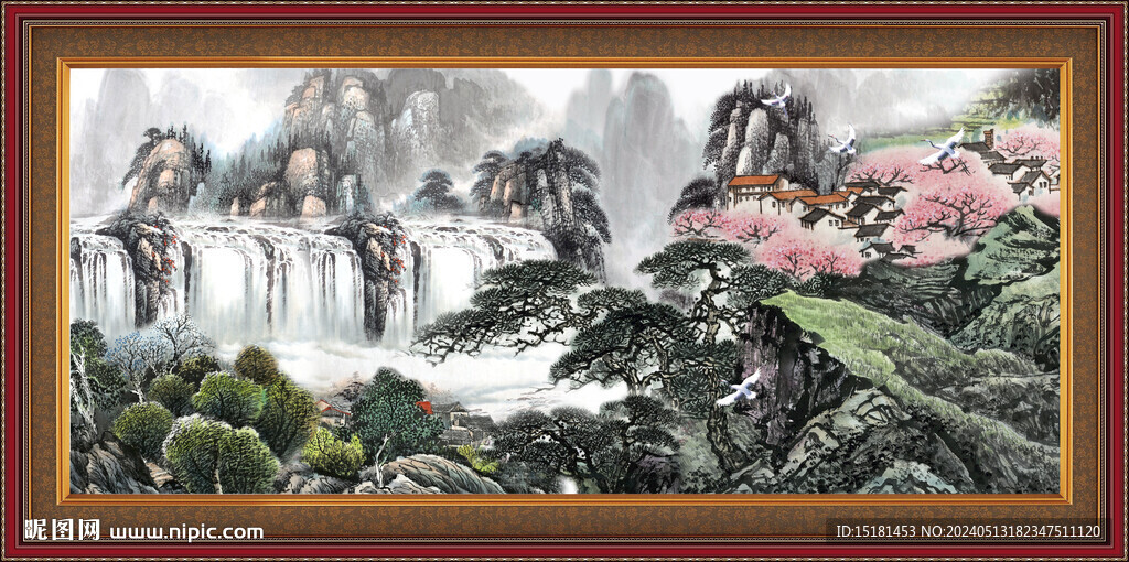 山水圖 