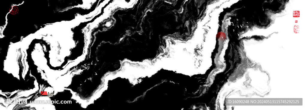 水墨禪意