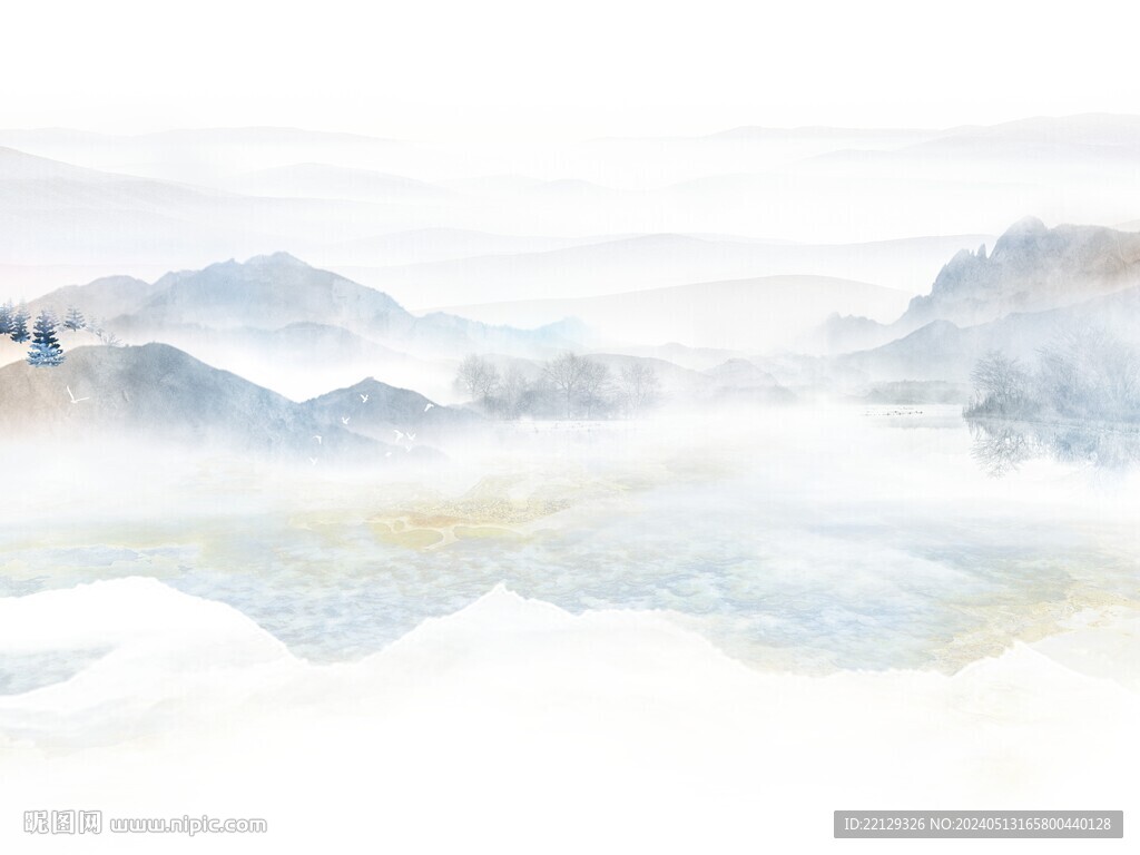 新中式水墨山水