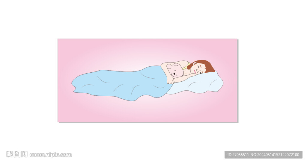 卡通人物 美女 睡覺 睡美人