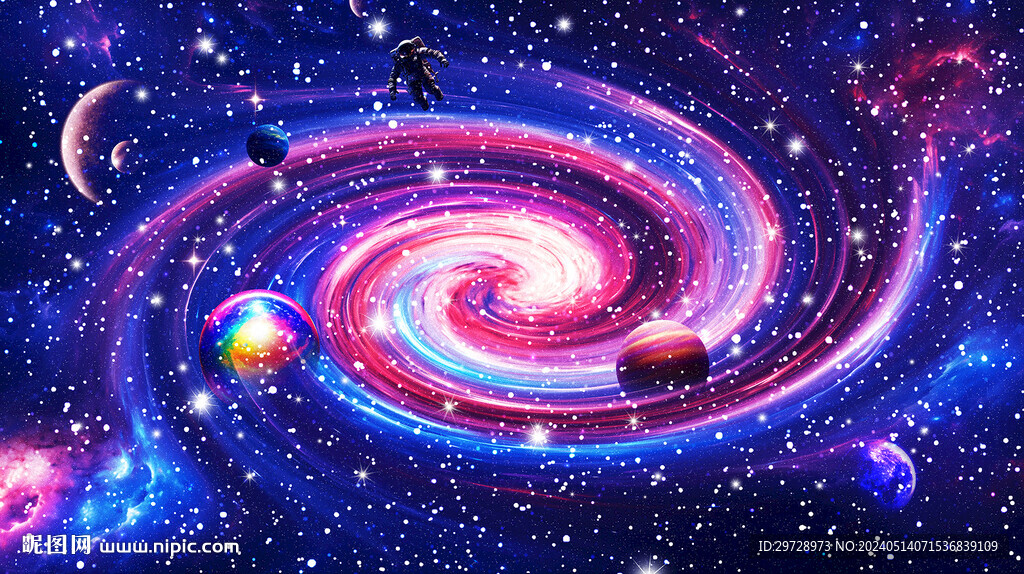 絢麗旋渦星空頂