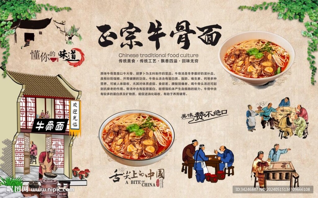 牛骨面