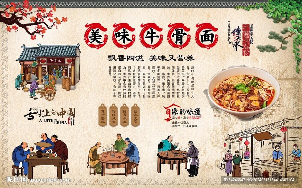 牛骨面