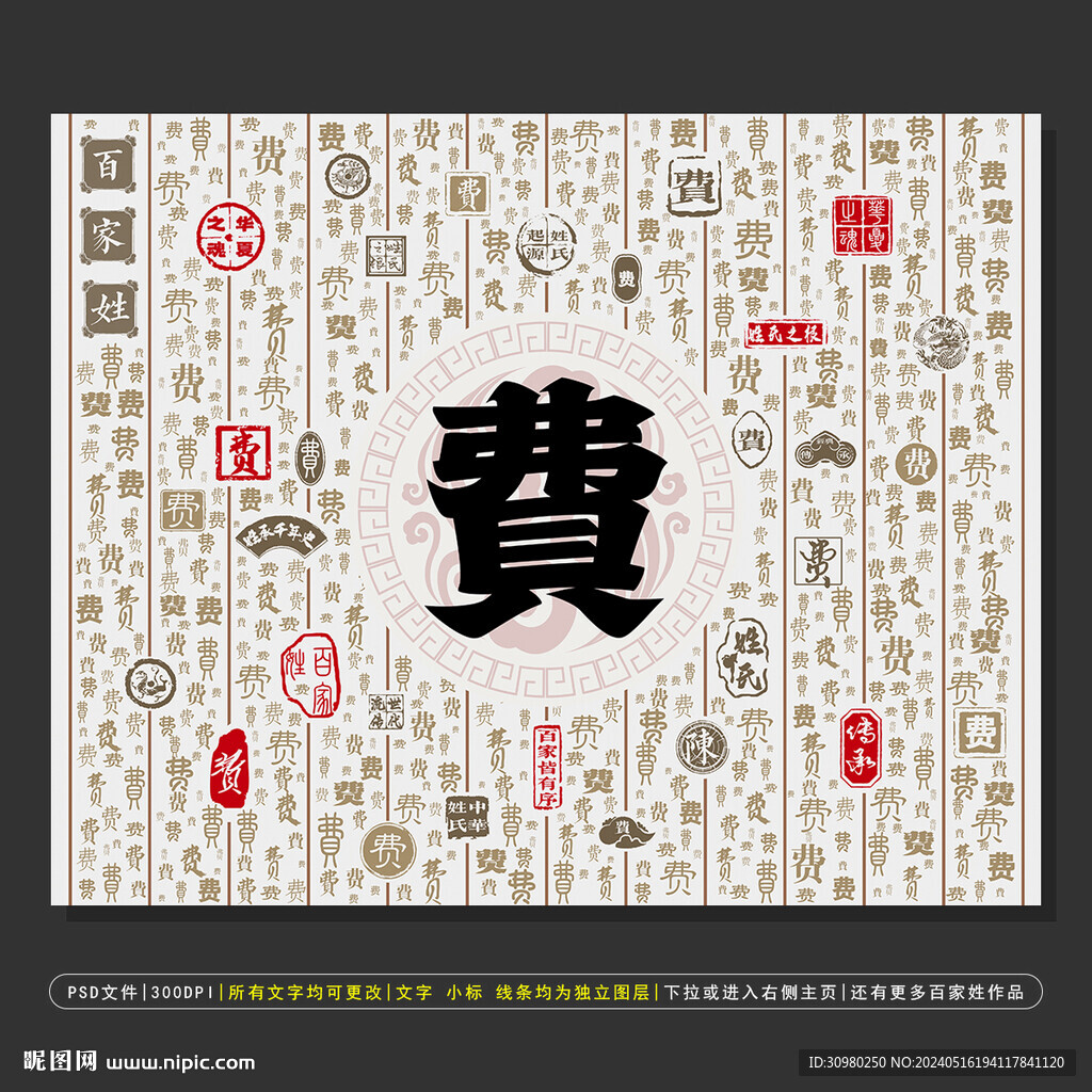 百家姓費 