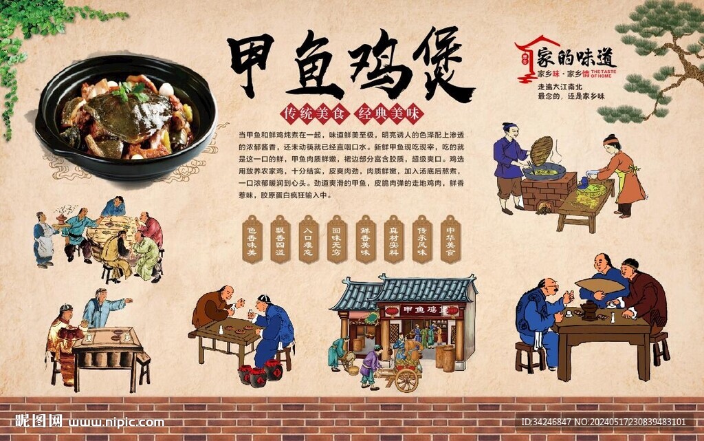 甲魚雞煲