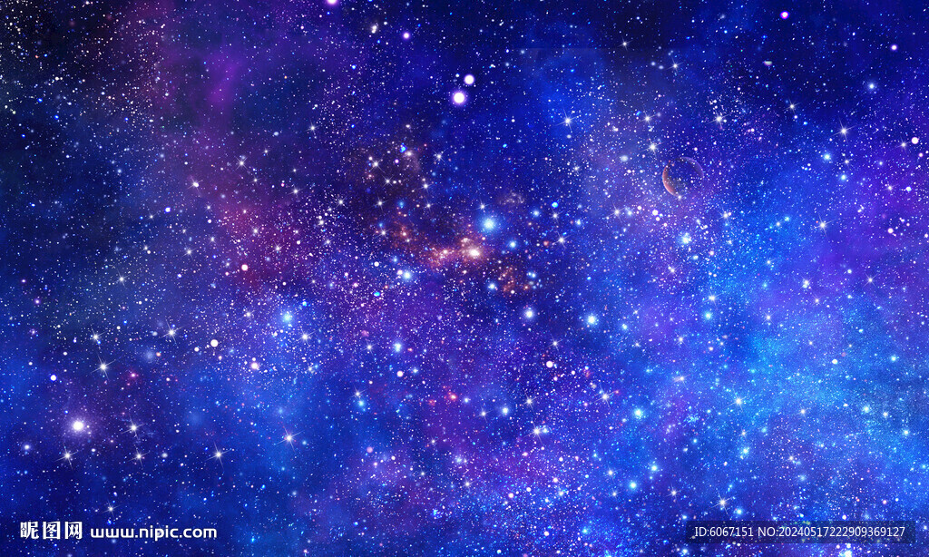 藍(lán)色宇宙星空背景吊頂