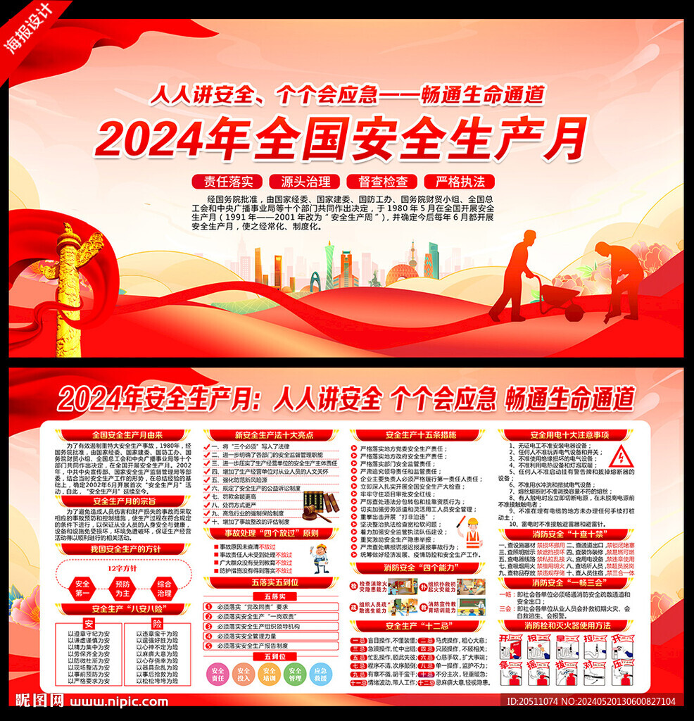 2024年全國安全生產(chǎn)月主題海