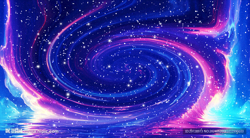 大氣唯美旋渦星空星系