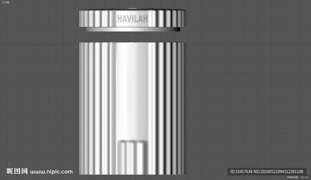 條紋杯 3D建模