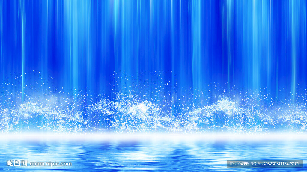 流水生財瀑布