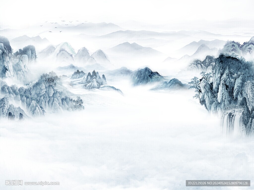 新中式水墨山水