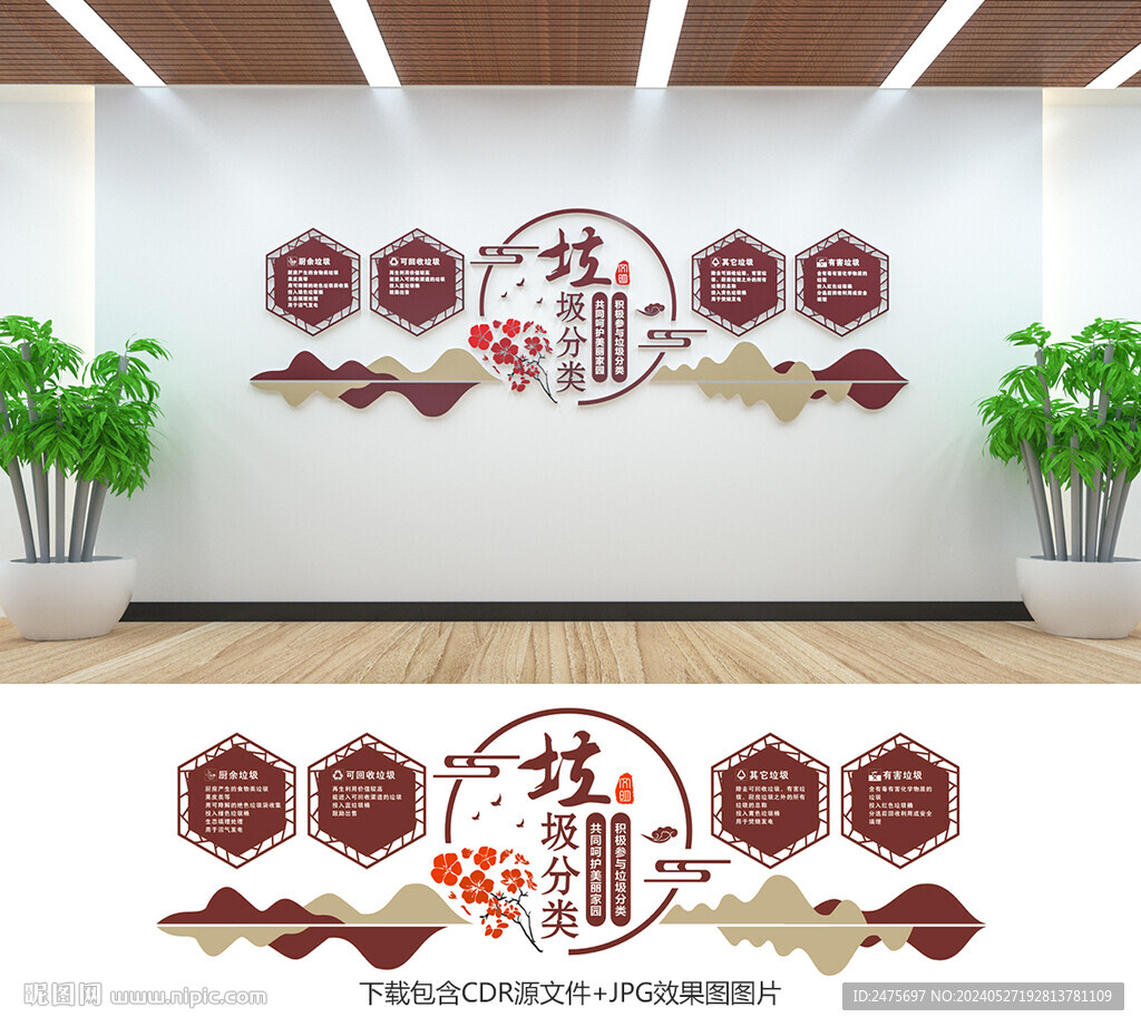 垃圾分類文化墻