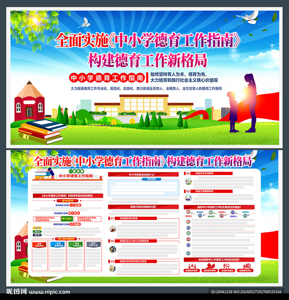 中小學(xué)德育工作指南宣傳欄