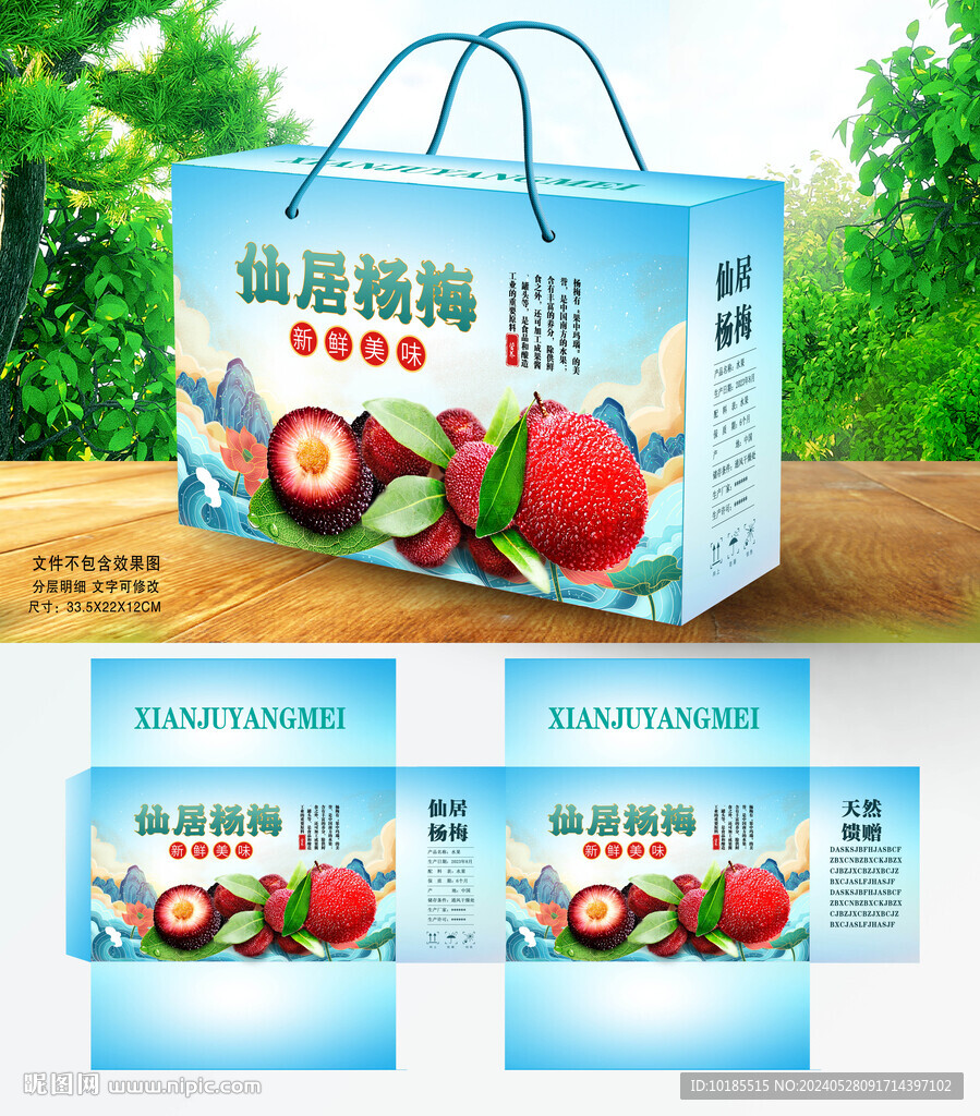楊梅包裝 水果禮盒