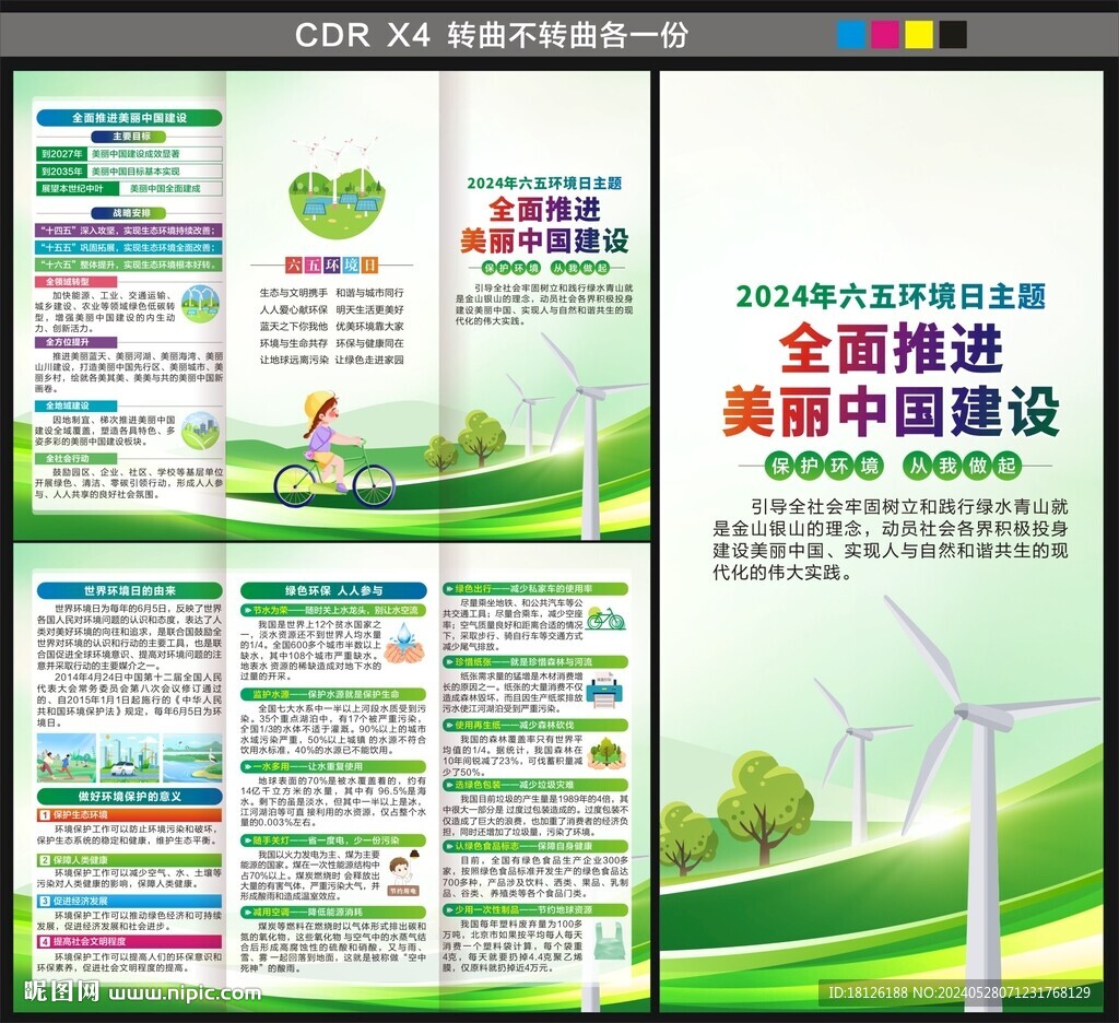 2024年世界環境日三折頁