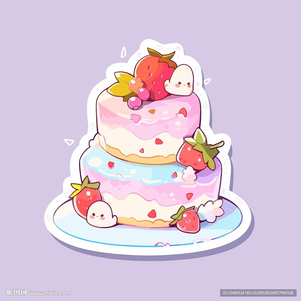 蛋糕插畫