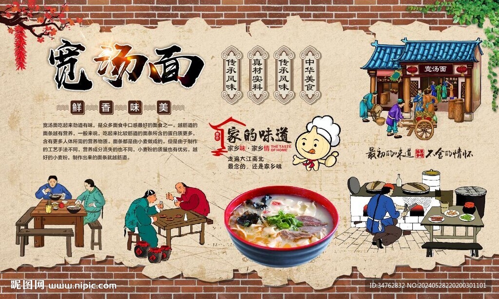 寬湯面