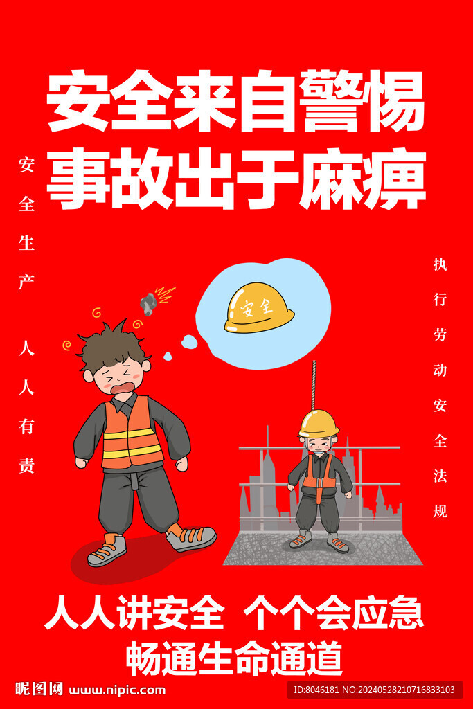 安全生產月海報