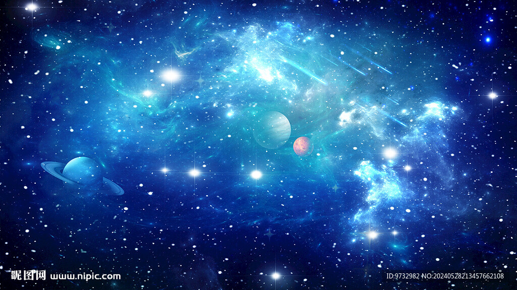 藍(lán)色星空?qǐng)D