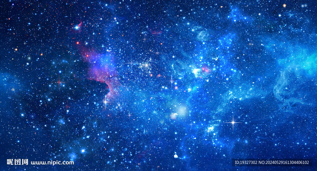 藍(lán)色星空天花軟膜背景墻