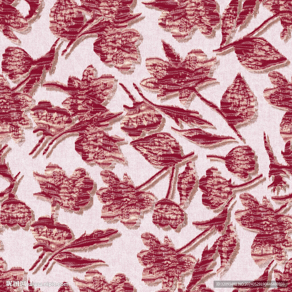 金色刺繡牛仔花