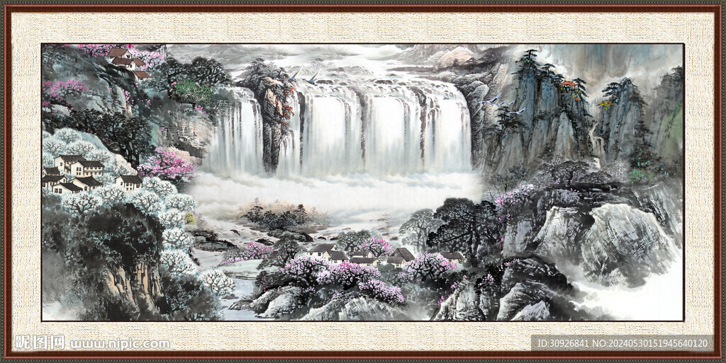 辦公室山水畫 