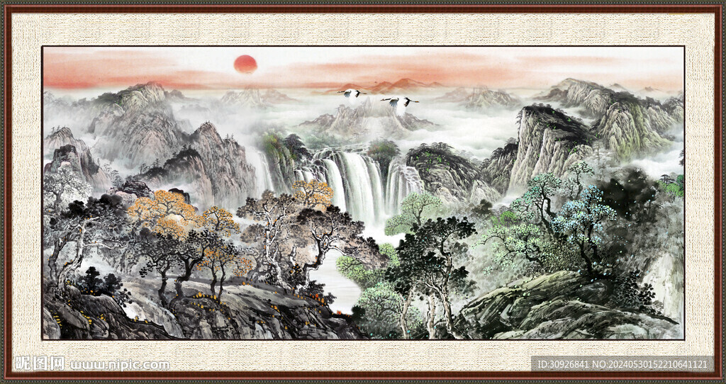 辦公室山水