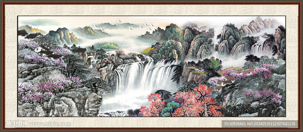 辦公室山水