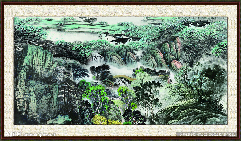 辦公室山水