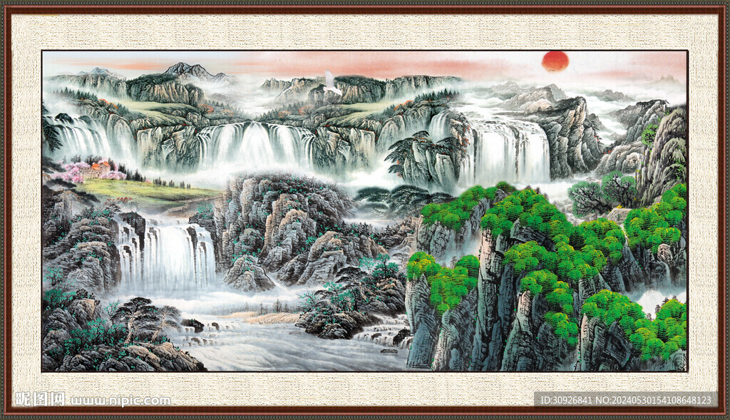 辦公室山水畫 