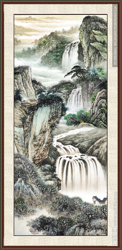 聚寶盆山水 