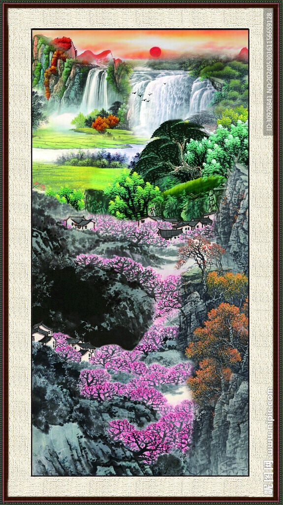 聚寶盆山水 