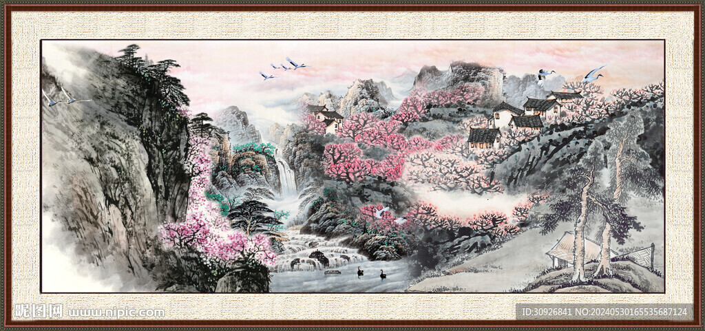 客廳山水畫