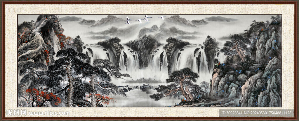 中堂國(guó)畫 