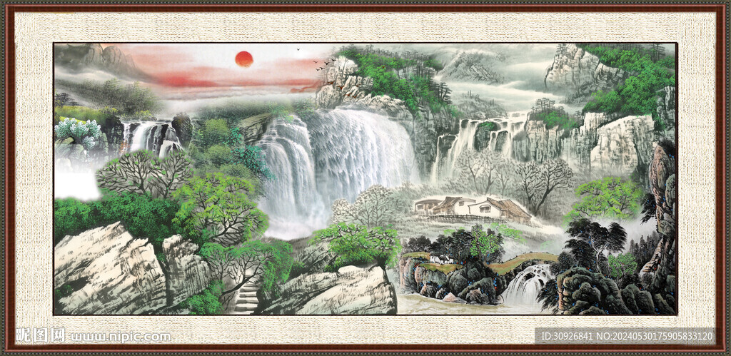 中堂國(guó)畫 